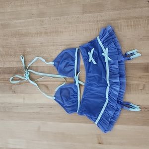 Frederick's of Hollywood 2 piece garter set